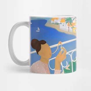 Girls in Positano Mug